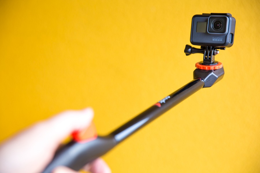 Spivo 360: Swivel Selfie Stick for GoPros, Smartphones and Action Cameras