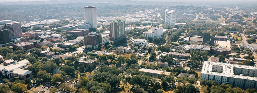 Downtown Tallahassee.