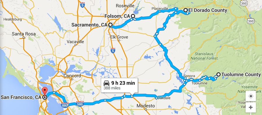 6 Day California Road Trip Sacramento To San Francisco