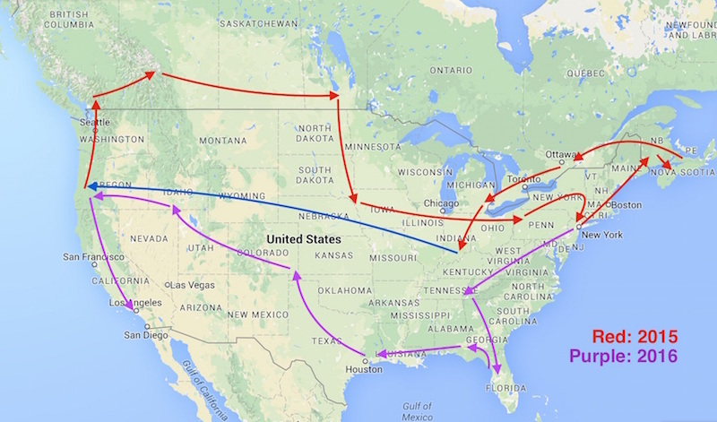 Join Us As We Conquer US & Canada In 2015 (Plus How We Flew From Asia To The US For Just $412pp)