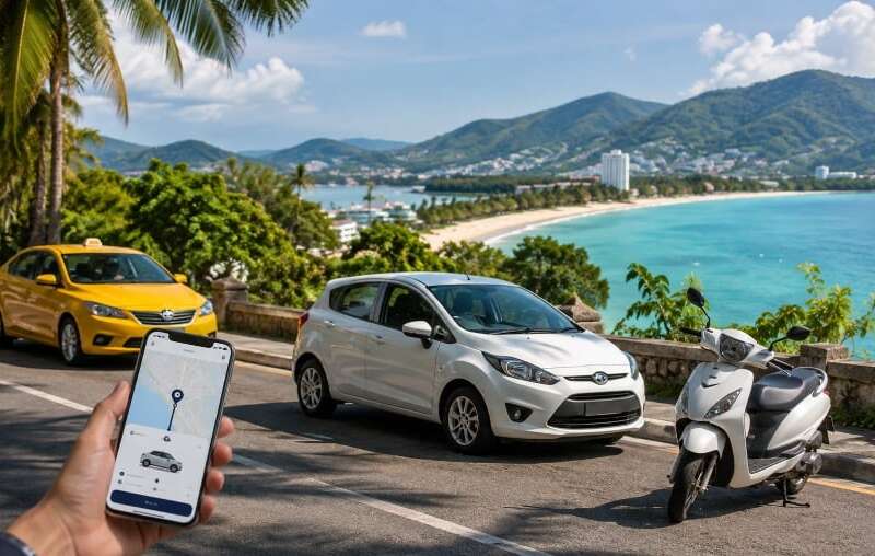 Getting Around Phuket: Taxis, Scooters, Grab, or a Rental Car?