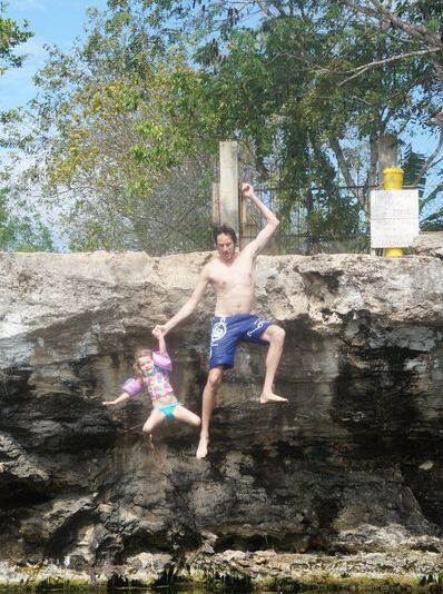How My 2 & 4 Year Old Cliff-Jumped Into A Mexican Cenote